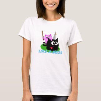 Net als een baas t-shirt