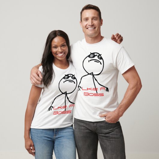 Net als een baas t-shirt (Unisex)