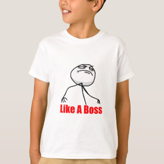 Net als een baas t-shirt