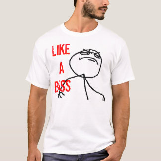 Net als een baas t-shirt
