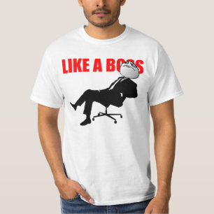 Net als een baas t-shirt