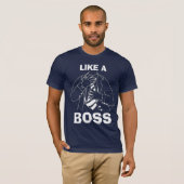 Net als een baas t-shirt (Voorkant volledig)