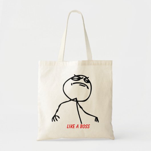 Net als een baas tote bag (Voorkant)