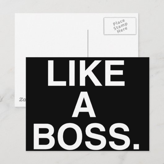 Net als een briefkaart (Voorkant / Achterkant)