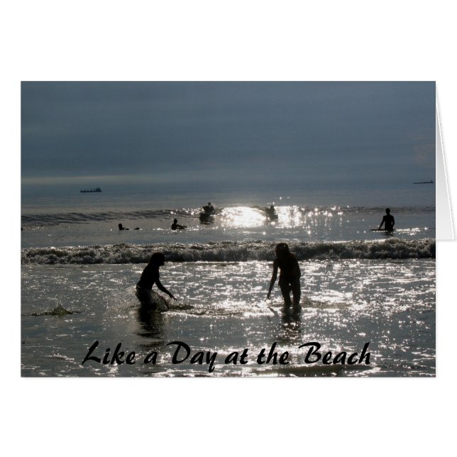 Net als een dag bij het strand (Voorkant Horizontaal)