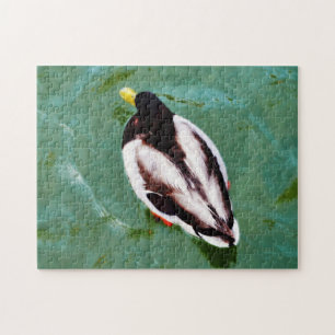 Net als een Duck in Water Wild Duck Puzzle Legpuzzel