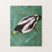 Net als een Duck in Water Wild Duck Puzzle Legpuzzel (Verticaal)