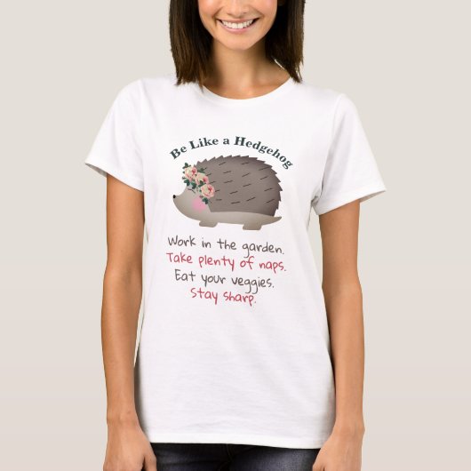 Net als een Egel T-Shirt (Voorkant)