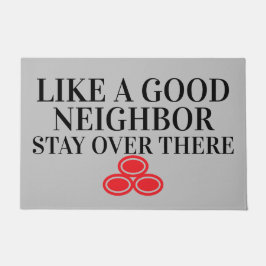 Net als een goed nabuurschap, een grappige Rude Sa Deurmat