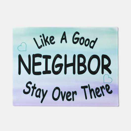 Net als een Goede Buurt. Deurmat (Voorkant)