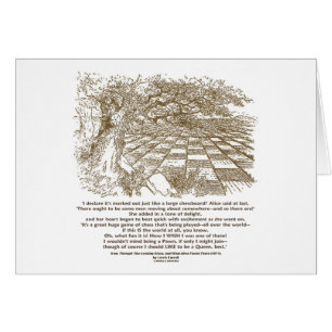 Net als een groot schaakbord voor schaakwonderland