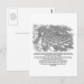 Net als een groot schaakbord voor schaakwonderland briefkaart (Voorkant / Achterkant)