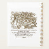 Net als een groot schaakbord voor schaakwonderland planner (Achterkant)