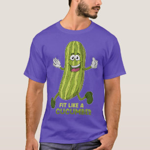 Net als een komkommerpekelkomkommer humor t-shirt