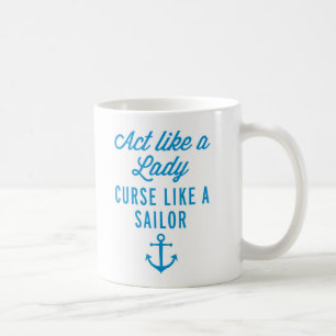 Net als een Lady Funny Quote Koffiemok