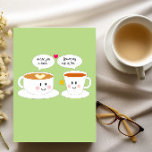 Net als een latte Jubileum Kaart