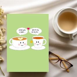 Net als een latte Jubileum Kaart