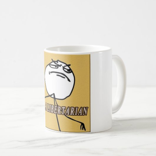 Net als een libertariële officiële Mok (Voorkant rechts)