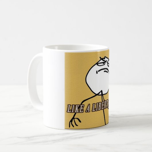 Net als een libertariële officiële Mok (Voorkant links)