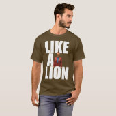 Net als een lion T-shirt (Voorkant volledig)