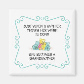Net als een moeder denkt - grootmoeder magneet (Voorkant)
