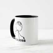 Net als een Mok van een Boss Meme Coffee (Voorkant links)