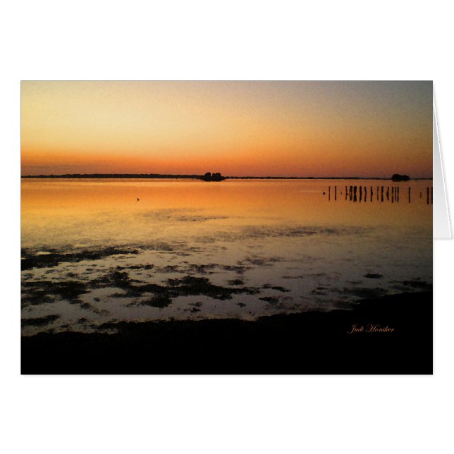 "Net als een onverlichte kaars" Sunset langs Edgew (Voorkant Horizontaal)