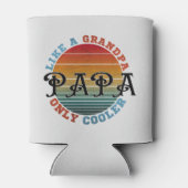 Net als een opa alleen koeleraar blikjeskoeler (Achterkant)