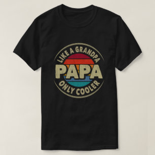 Net als een papieren koeler-vangergrootvader t-shirt