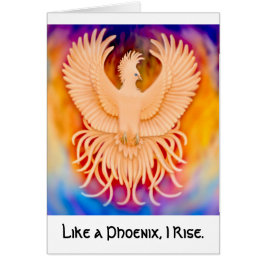 Net als een Phoenix I Rise Card