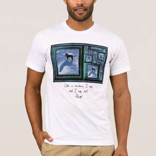 Net als een schaduw t-shirt (Voorkant)