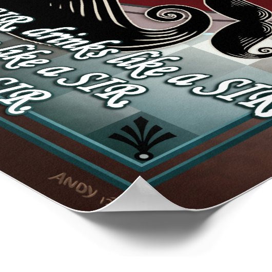 Net als een Sir - Meme Poster (Hoek)