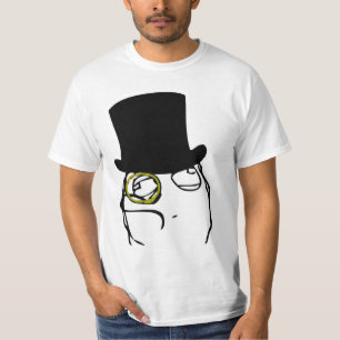 Net als een Sir Rage Face Meme T-shirt