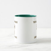 Net als een Snowshoe Funny Snowshoing Quote Mok (Midden)