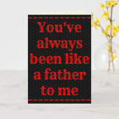 Net als een vader voor mij, een Vaderdag-kaart Kaart (Gele Bloem)