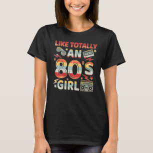 Net als een Vintage van een meisje van 80. T-shirt