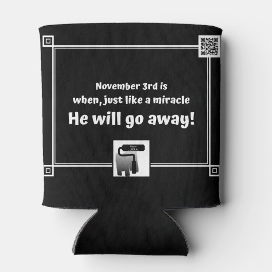 Net als een wonder - koelbox met houding blikjeskoeler (Achterkant)