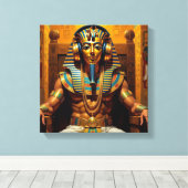 NET ALS FARAO TOET 6 CANVAS AFDRUK (Insitu (Houten vloer))