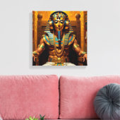 NET ALS FARAO TOET 6 CANVAS AFDRUK (Insitu (Woonkamer))