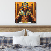 NET ALS FARAO TOET 6 CANVAS AFDRUK (Insitu (Slaapkamer))