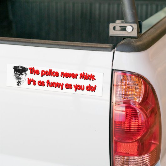 Net als Funny Bumpersticker (Op Truck)