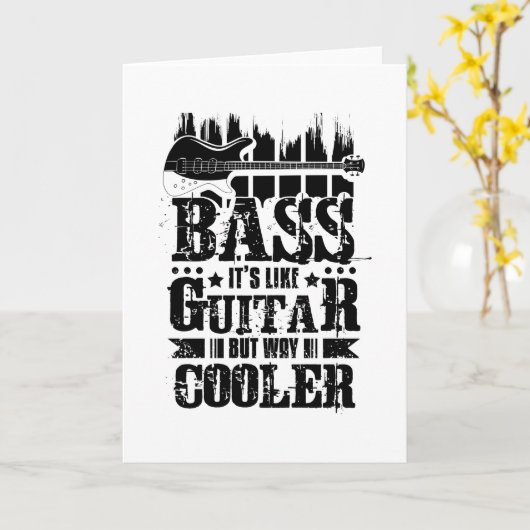 Net als gitaar kaart (Gele Bloem)