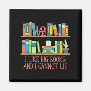 Net als grote boeken en ik kan niet liegen Grappig Magneet