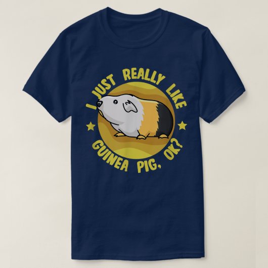 Net als Guinee Pigs Cavy Cute Rodent T-shirt (Design voorkant)
