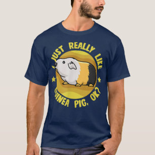 Net als Guinee Pigs Cavy Cute Rodent T-shirt