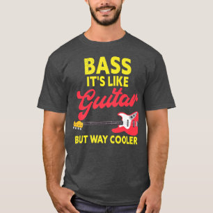 Net als Guitar Funny Bass Guitar Player114 T-shirt