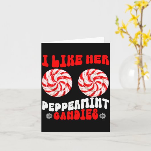 Net als haar pepermunt snoepjes als zijn Candy Can Kaart (Gele Bloem)