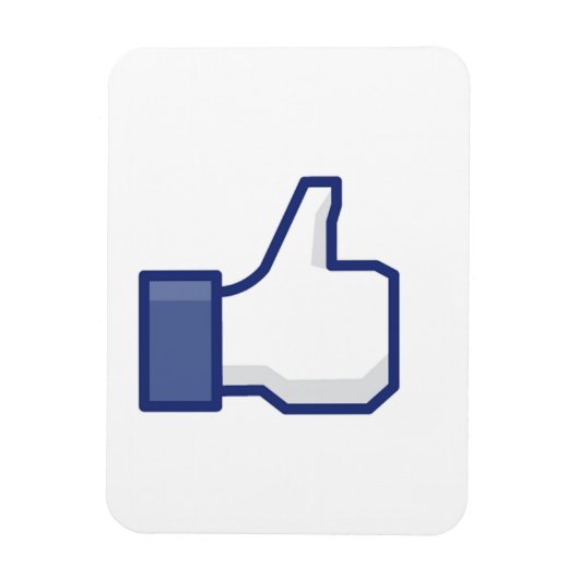 Net als Hand - FB Duim Omhoog Magneet (Verticaal)
