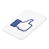 Net als Hand - FB Duim Omhoog Magneet (Linkerzijde)
