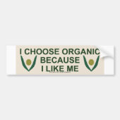 Net als ik organisch bumpersticker (Voorkant)